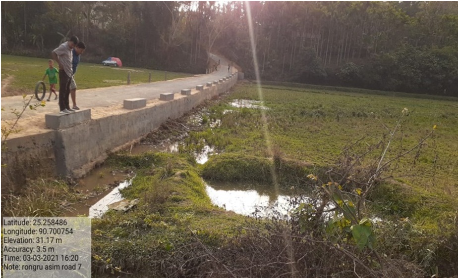 Improvement and MBT of Road including Rongru Asim to Hallua 
